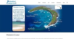 Desktop Screenshot of molokinicrater.com