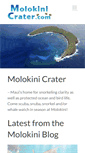 Mobile Screenshot of molokinicrater.com