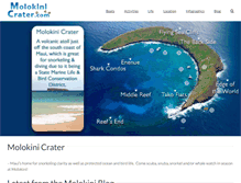 Tablet Screenshot of molokinicrater.com
